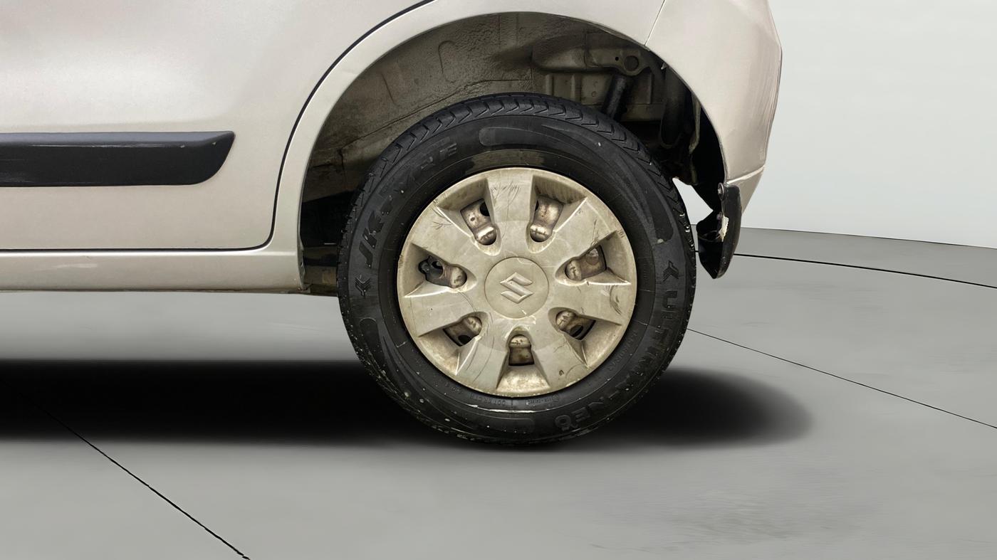 2015 Maruti Wagon R 1.0 LXI CNG, CNG, Manual, 76,434 km, Left Rear Wheel