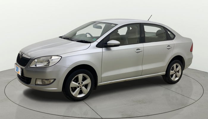 2015 Skoda Rapid AMBITION 1.6 MPI MT, Petrol, Manual, 1,43,066 km, Left Front Diagonal