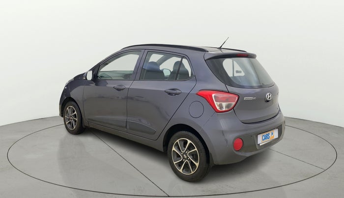 2017 Hyundai Grand i10 SPORTZ (O) AT 1.2 KAPPA VTVT, Petrol, Automatic, 23,602 km, Left Back Diagonal