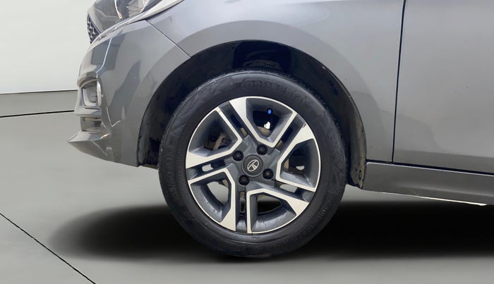 2021 Tata TIGOR XZA PLUS PETROL, Petrol, Automatic, 71,984 km, Left Front Wheel