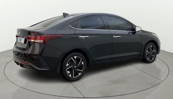 2020 Hyundai Verna SX (O) 1.0 TURBO DCT, Petrol, Automatic, 60,951 km, Right Back Diagonal
