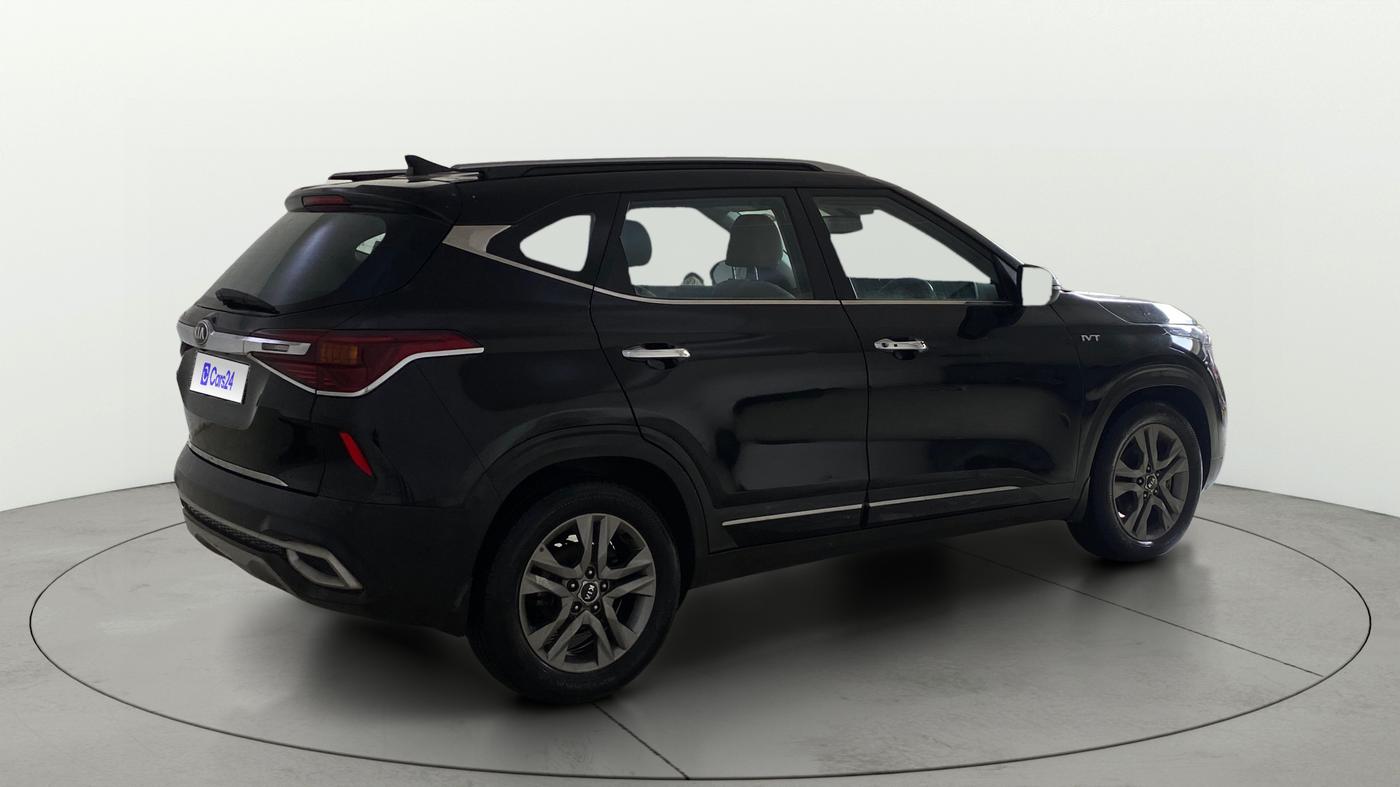 2020 KIA SELTOS HTX IVT 1.5 PETROL, Petrol, Automatic, 61,110 km, Right Back Diagonal