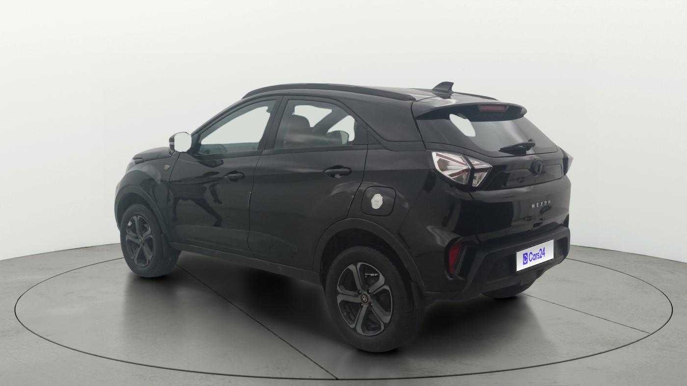 2023 Tata NEXON XZA PLUS LUX SUNROOF RED DARK PETROL, Petrol, Automatic, 29,740 km, Left Back Diagonal