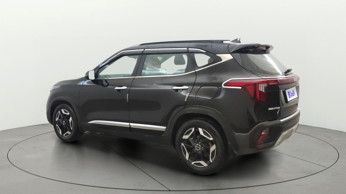 2023 KIA SELTOS  HTX PLUS 1.5 TURBO PETROL DCT, Petrol, Automatic, 38,186 km, Left Back Diagonal