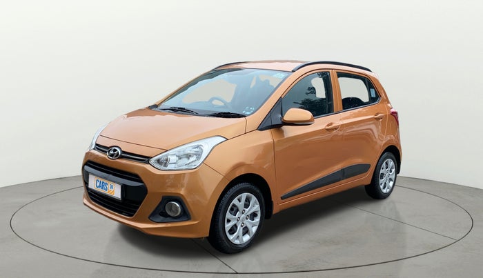 2015 Hyundai Grand i10 SPORTZ 1.2 KAPPA VTVT, Petrol, Manual, 31,692 km, Left Front Diagonal