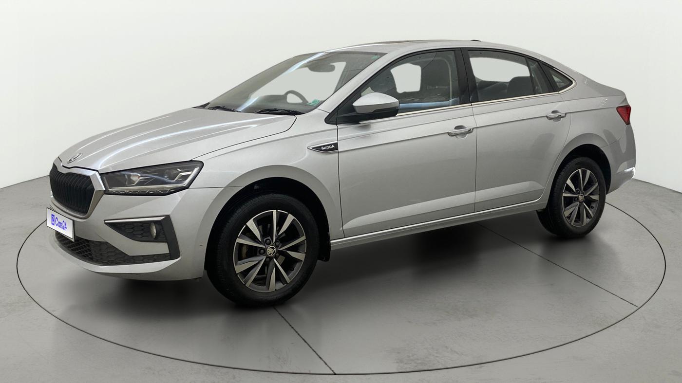 2023 Skoda SLAVIA STYLE 1.0L TSI MT, Petrol, Manual, 17,644 km, Left Front Diagonal