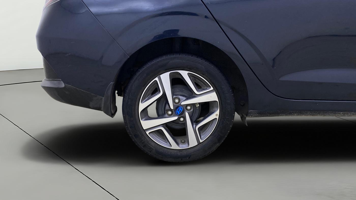 2023 Hyundai AURA SX 1.2 CNG, CNG, Manual, 31,633 km, Right Rear Wheel