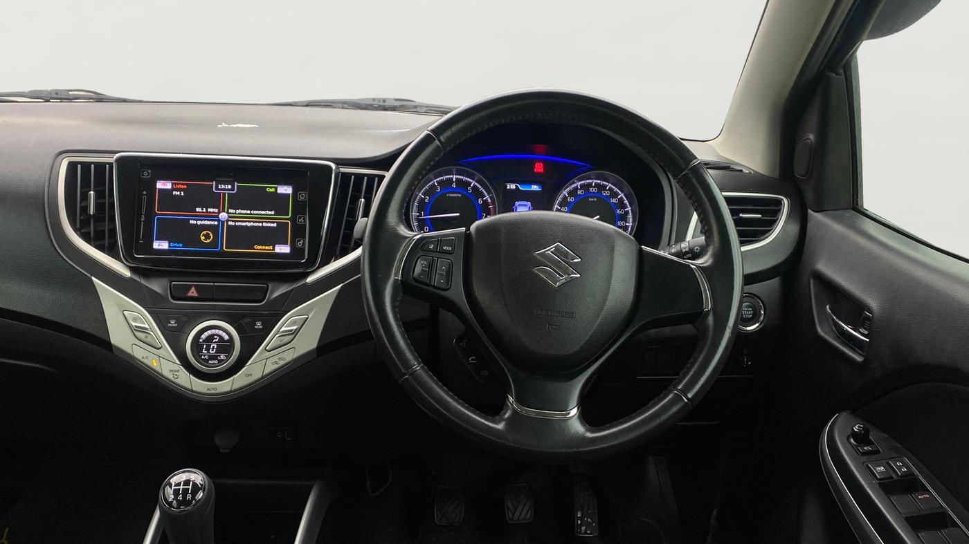 2017 Maruti Baleno ALPHA PETROL 1.2, Petrol, Manual, 11,561 km, Steering Wheel Close Up