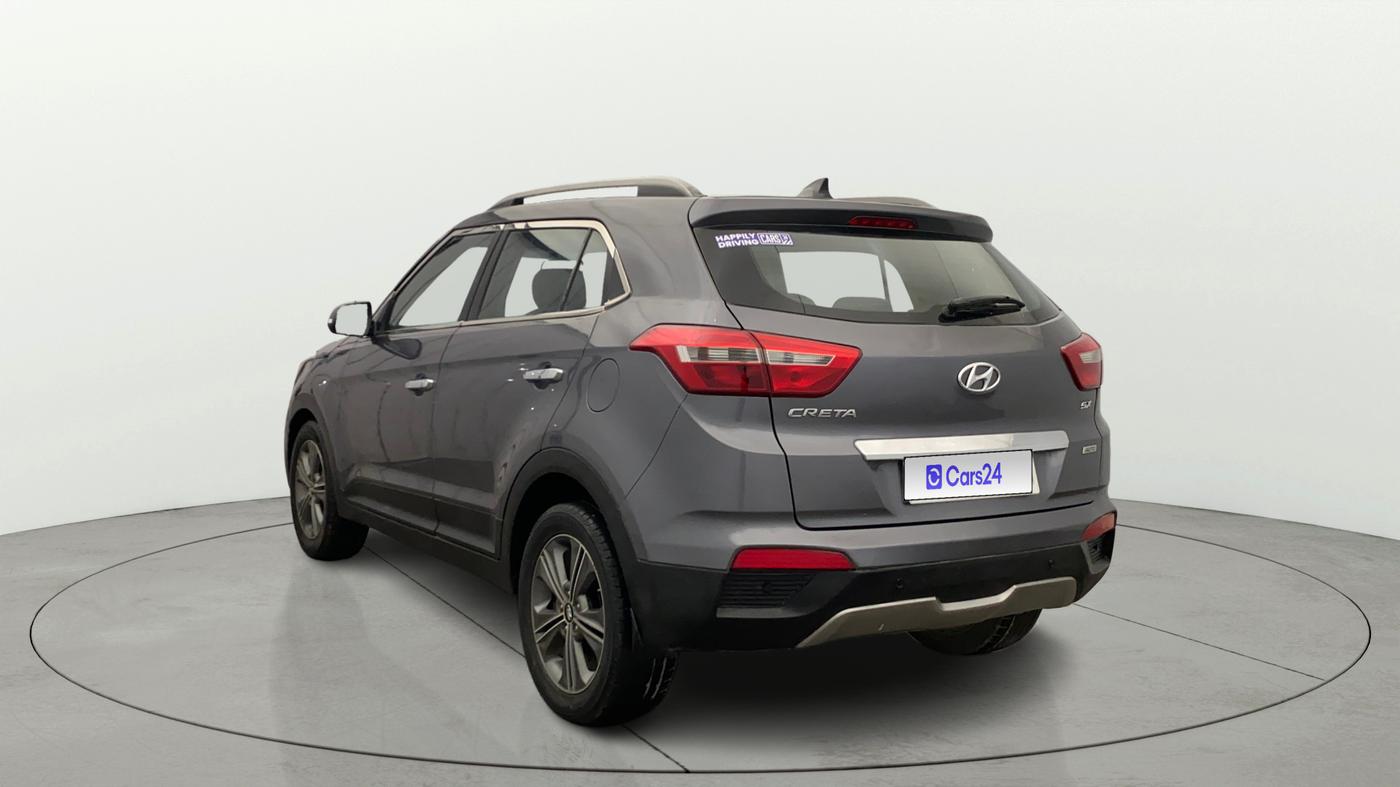 2016 Hyundai Creta SX PLUS AT 1.6 DIESEL, Diesel, Automatic, 98,153 km, Left Back Diagonal