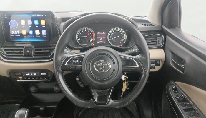 2022 Toyota Glanza S AMT, Petrol, Automatic, 55,454 km, Steering Wheel Close Up
