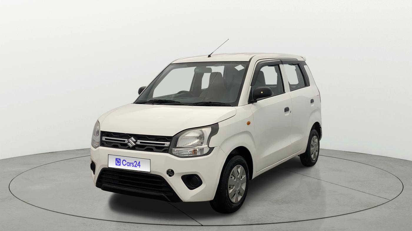 2020 Maruti New Wagon-R LXI CNG 1.0, CNG, Manual, 1,10,176 km, Left Front Diagonal