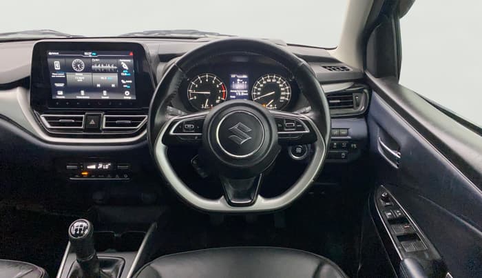 2022 Maruti Baleno ALPHA PETROL 1.2, Petrol, Manual, 1,24,322 km, Steering Wheel Close Up