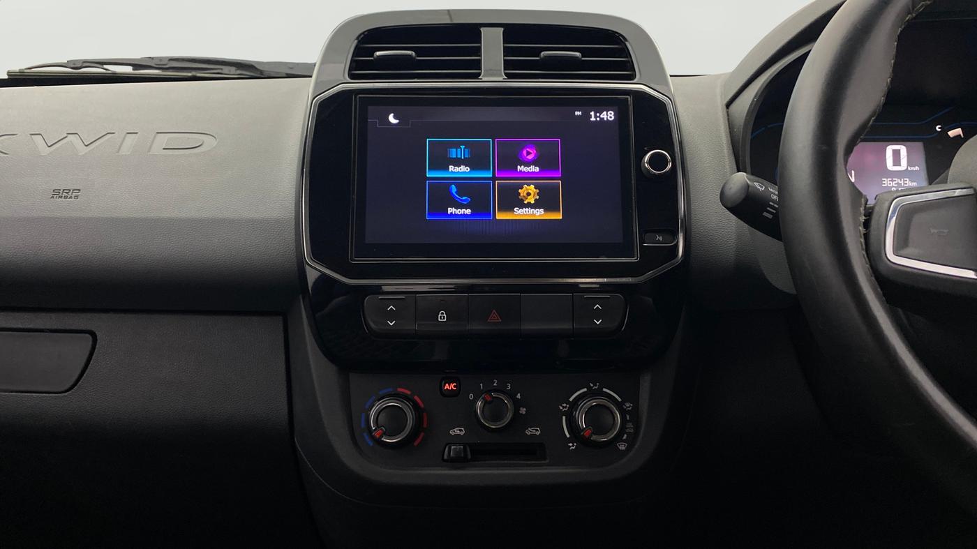2021 Renault Kwid RXT 1.0 AMT (O), Petrol, Automatic, 36,240 km, Air Conditioner