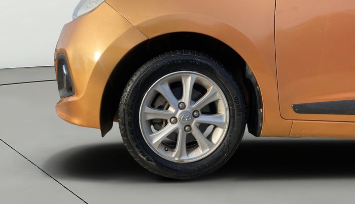 2014 Hyundai Grand i10 ASTA AT 1.2 KAPPA VTVT, Petrol, Automatic, 71,912 km, Left Front Wheel