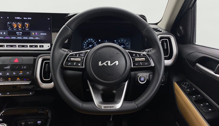 2024 KIA SONET HTX PLUS 1.0 TURBO PETROL IMT, Petrol, Manual, 11,644 km, Steering Wheel Close Up