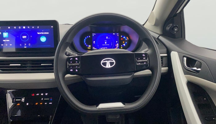 2024 Tata NEXON CREATIVE PLUS 1.2 REVOTRON 7 DCA DT, Petrol, Automatic, 10,480 km, Steering Wheel Close Up