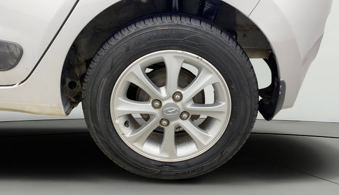 2014 Hyundai Grand i10 ASTA AT 1.2 KAPPA VTVT, Petrol, Automatic, 56,745 km, Left Rear Wheel