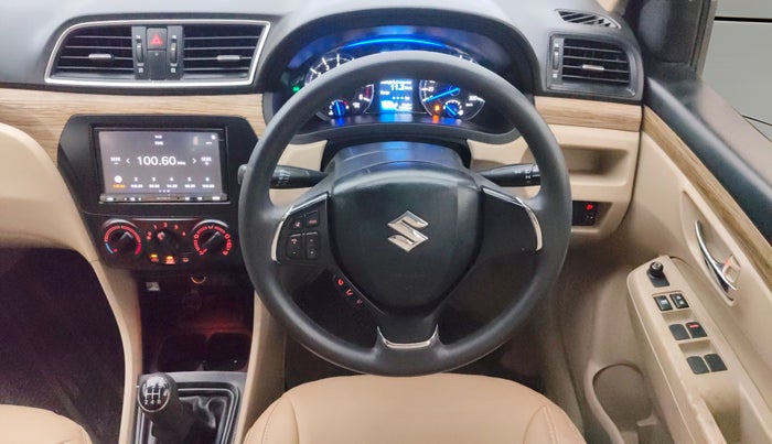 2019 Maruti Ciaz SIGMA 1.5 SHVS MT  PETROL, Petrol, Manual, 75,428 km, Steering Wheel Close Up