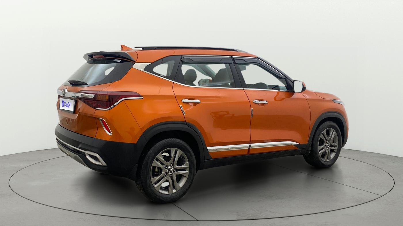 2020 KIA SELTOS HTX PLUS 1.5 DIESEL, Diesel, Manual, 1,39,258 km, Right Back Diagonal