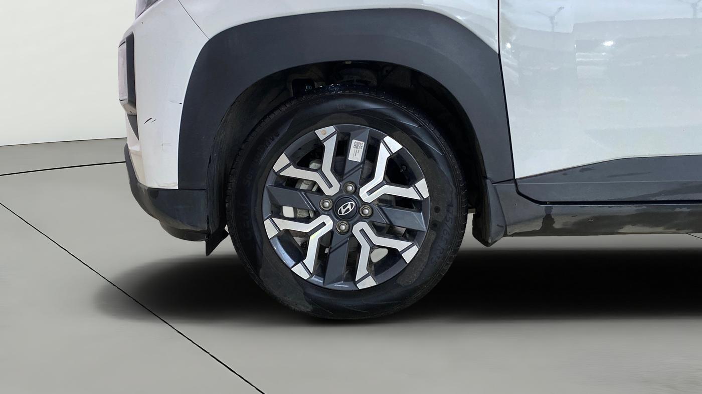 2024 Hyundai EXTER SX 1.2 AMT DUAL TONE, Petrol, Automatic, 18,660 km, Left Front Wheel