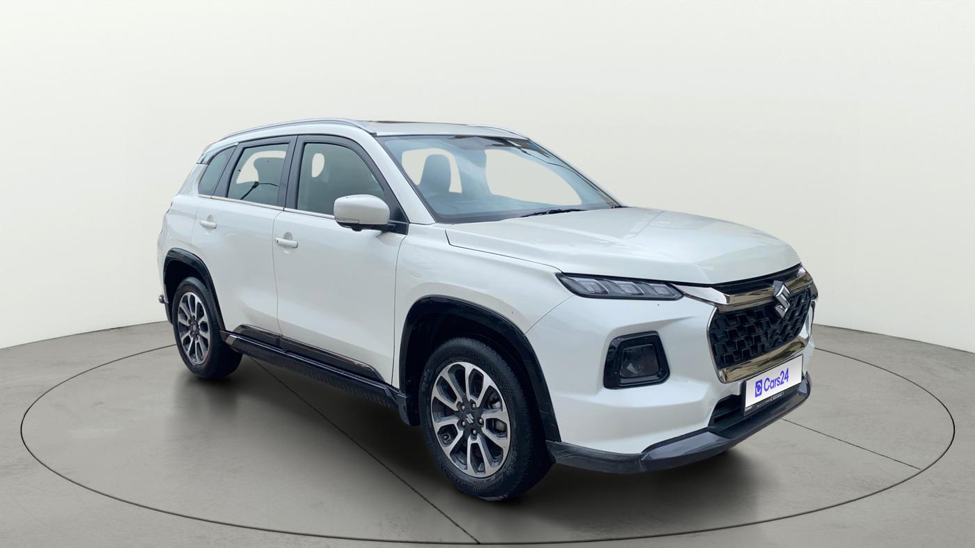 2022 Maruti Grand Vitara ALPHA PLUS HYBRID ECVT, Hybrid, Automatic, 57,172 km, Right Front Diagonal