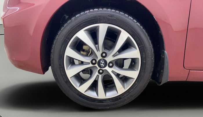 2014 Hyundai Verna FLUIDIC 1.6 VTVT SX AT, Petrol, Automatic, 42,671 km, Left Front Wheel