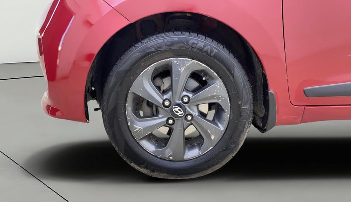 2018 Hyundai Grand i10 SPORTZ 1.2 KAPPA VTVT DUAL TONE, Petrol, Manual, 53,108 km, Left Front Wheel