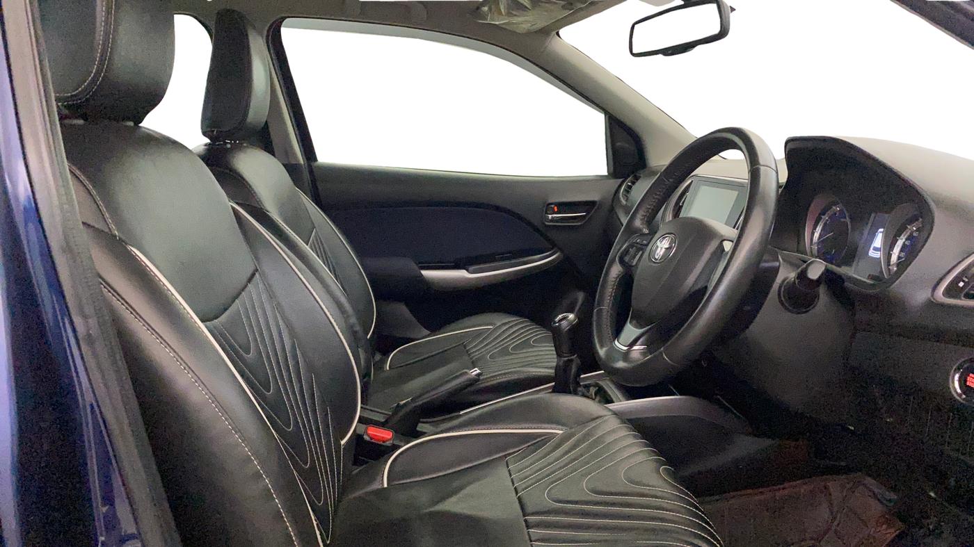 2019 Toyota Glanza V, Petrol, Manual, 38,395 km, Right Side Front Door Cabin