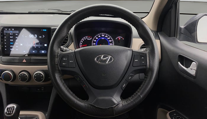 2016 Hyundai Grand i10 ASTA 1.2 KAPPA VTVT, Petrol, Manual, 35,166 km, Steering Wheel Close Up