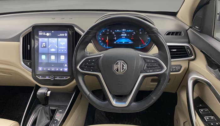 2021 MG HECTOR SHARP 1.5 PETROL CVT, Petrol, Automatic, 20,982 km, Steering Wheel Close Up