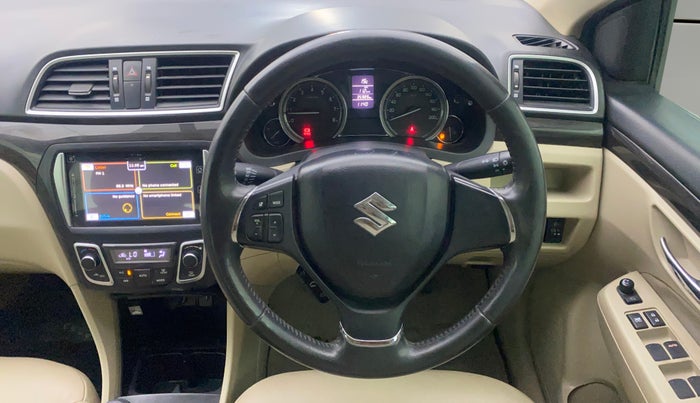 2016 Maruti Ciaz ZXI+, Petrol, Manual, 35,951 km, Steering Wheel Close Up