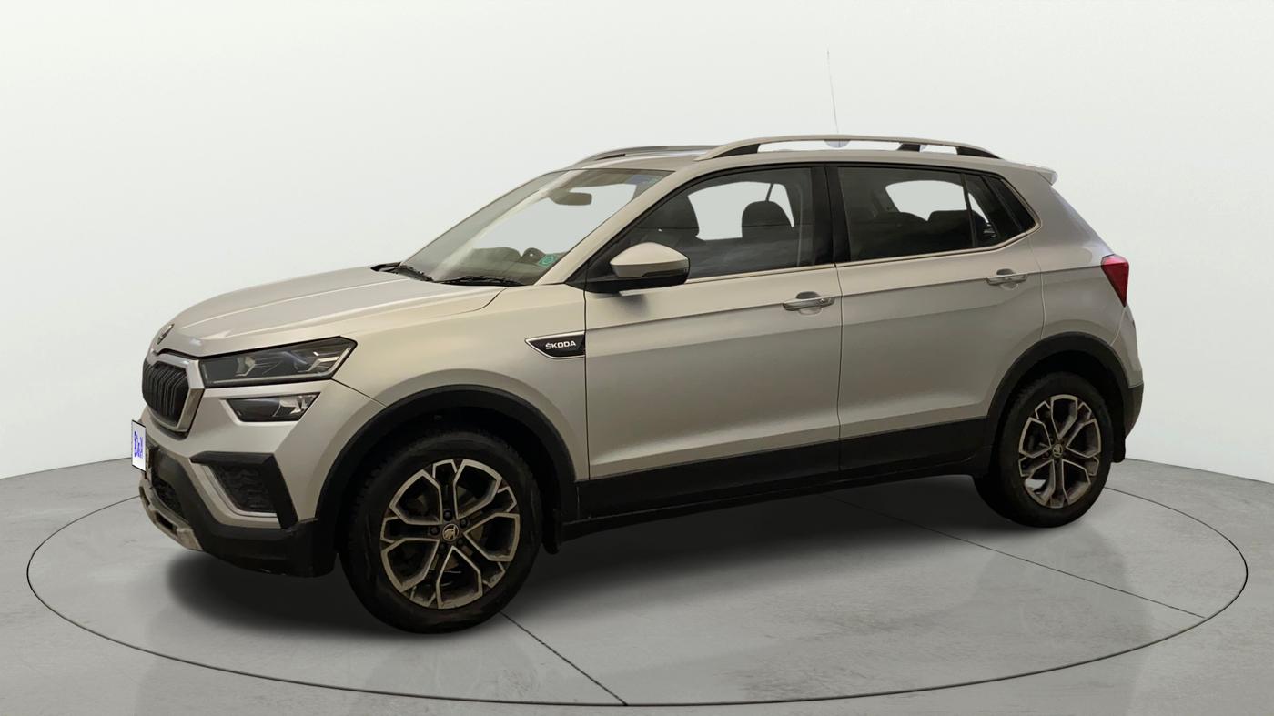 2021 Skoda KUSHAQ STYLE 1.0L TSI AT, Petrol, Automatic, 95,616 km, Left Front Diagonal