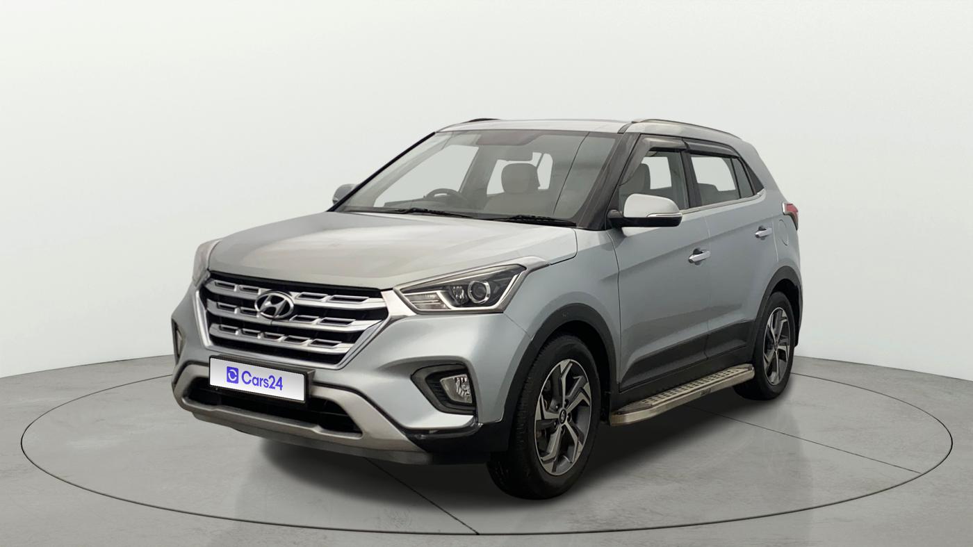 2019 Hyundai Creta SX AT 1.6 PETROL, Petrol, Automatic, 42,026 km, Left Front Diagonal
