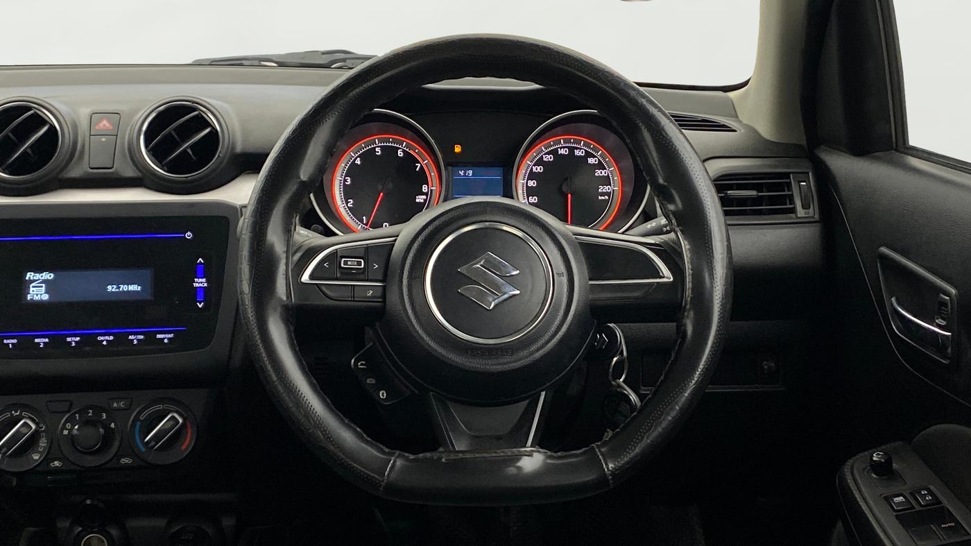 2021 Maruti Swift VXI, Petrol, Manual, 60,180 km, Steering Wheel Close Up