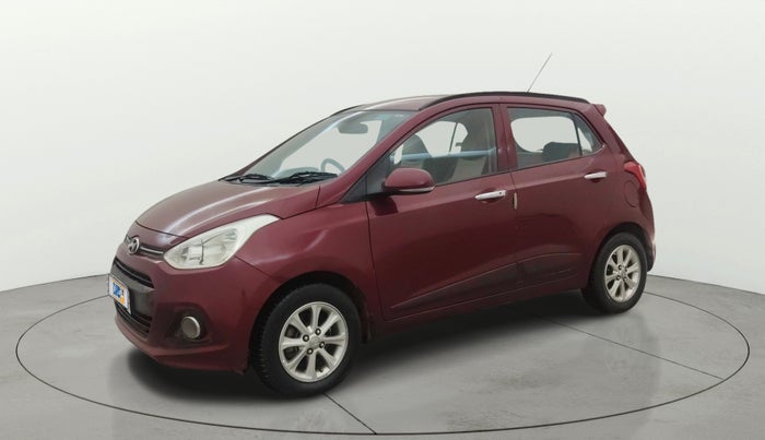 2015 Hyundai Grand i10 ASTA 1.2 KAPPA VTVT, Petrol, Manual, 1,24,952 km, Left Front Diagonal