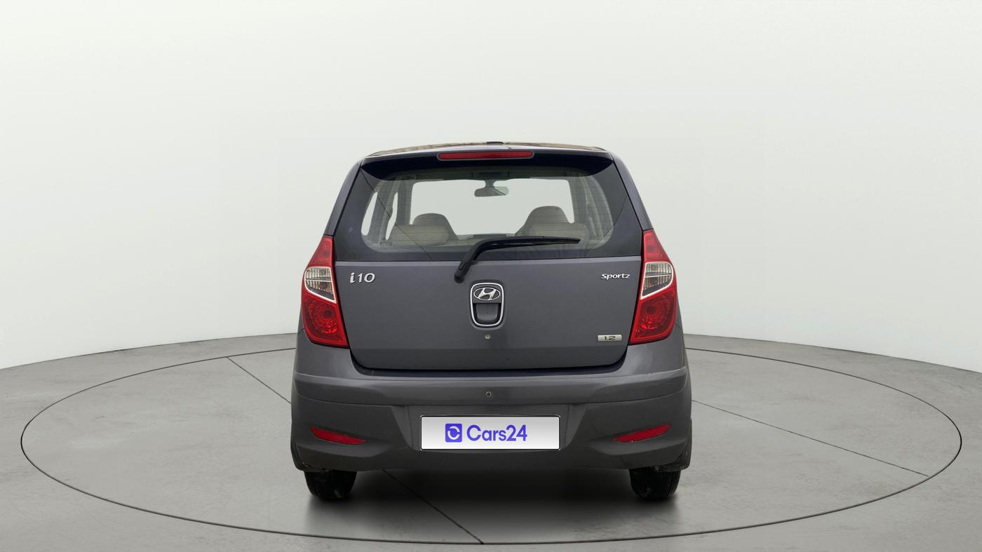 2013 Hyundai i10 SPORTZ 1.2, Petrol, Manual, 1,15,482 km, Back/Rear