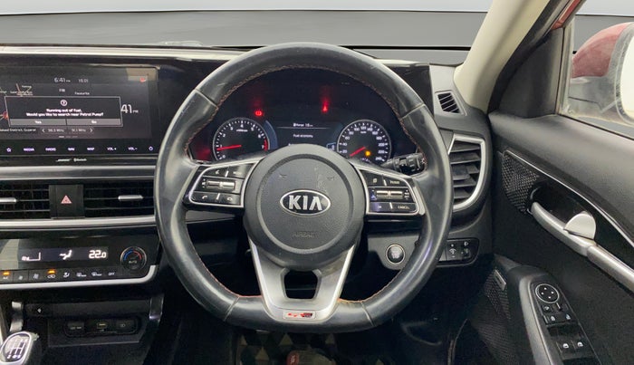 2020 KIA SELTOS GTX PLUS 1.4 PETROL, Petrol, Manual, 70,565 km, Steering Wheel Close Up