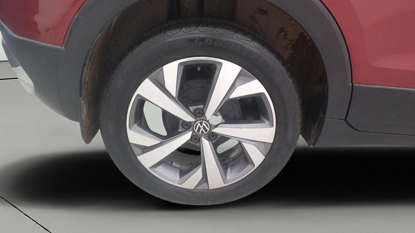 2022 Volkswagen TAIGUN TOPLINE 1.0 TSI MT, Petrol, Manual, 7,103 km, Right Rear Wheel