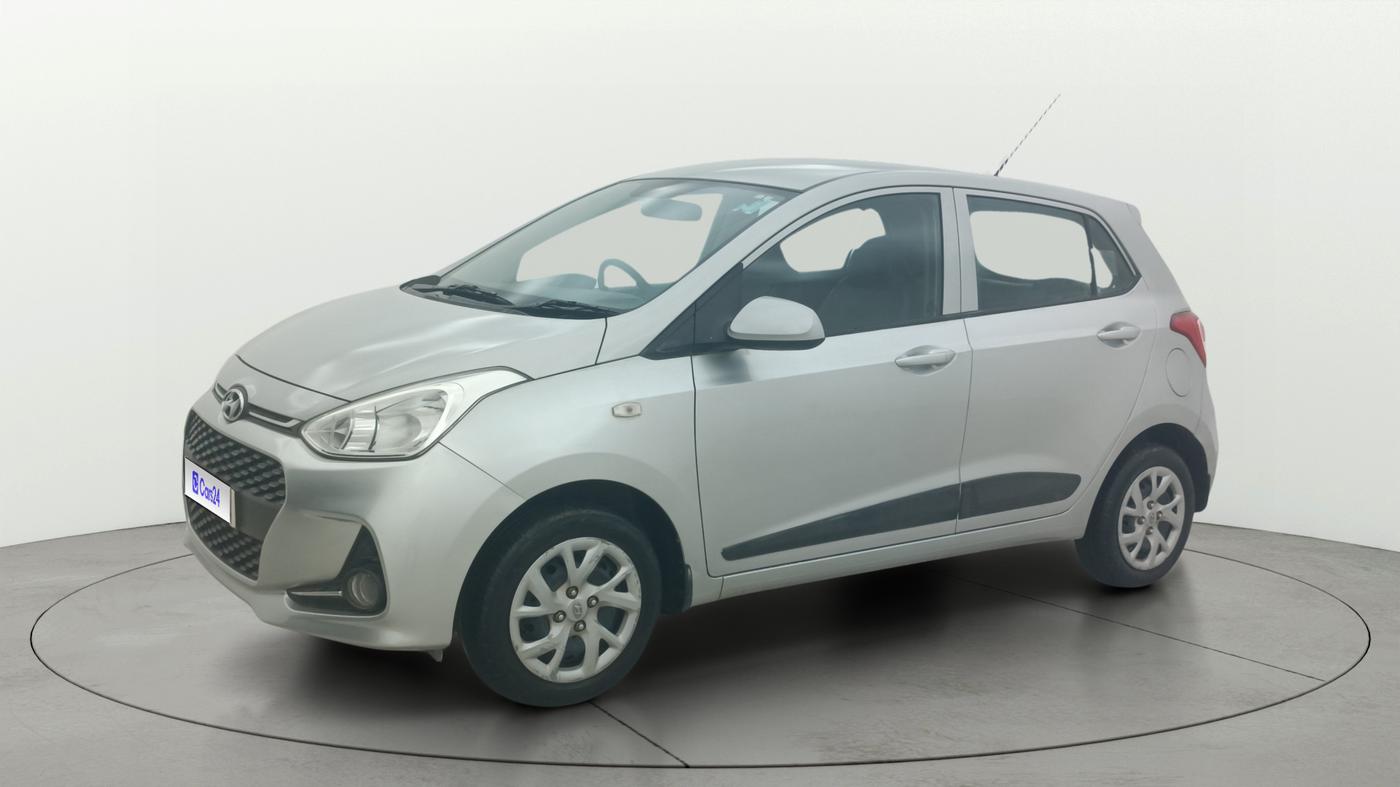 2017 Hyundai Grand i10 SPORTZ 1.2 KAPPA VTVT, Petrol, Manual, 23,635 km, Left Front Diagonal