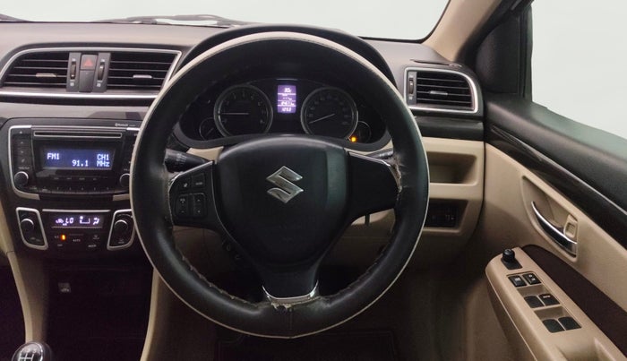 2016 Maruti Ciaz VXI+, Petrol, Manual, 84,661 km, Steering Wheel Close Up
