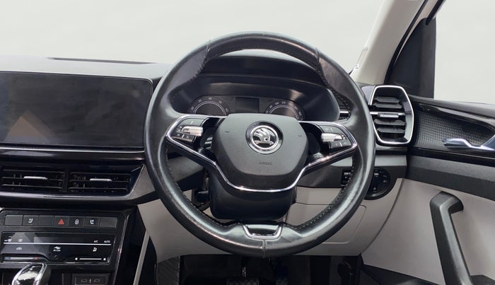 2022 Skoda KUSHAQ STYLE 1.0L TSI AT, Petrol, Automatic, 72,368 km, Steering Wheel Close Up