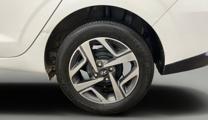 2021 Hyundai AURA SX PLUS 1.2 AMT, Petrol, Automatic, 20,257 km, Left Rear Wheel