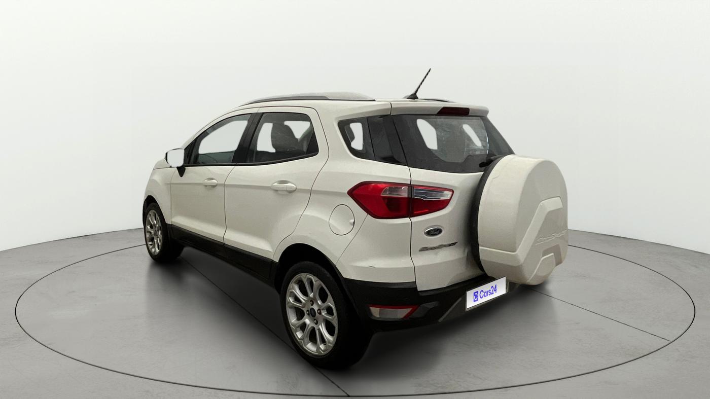 2018 Ford Ecosport TITANIUM + 1.5L PETROL AT, Petrol, Automatic, 57,422 km, Left Back Diagonal