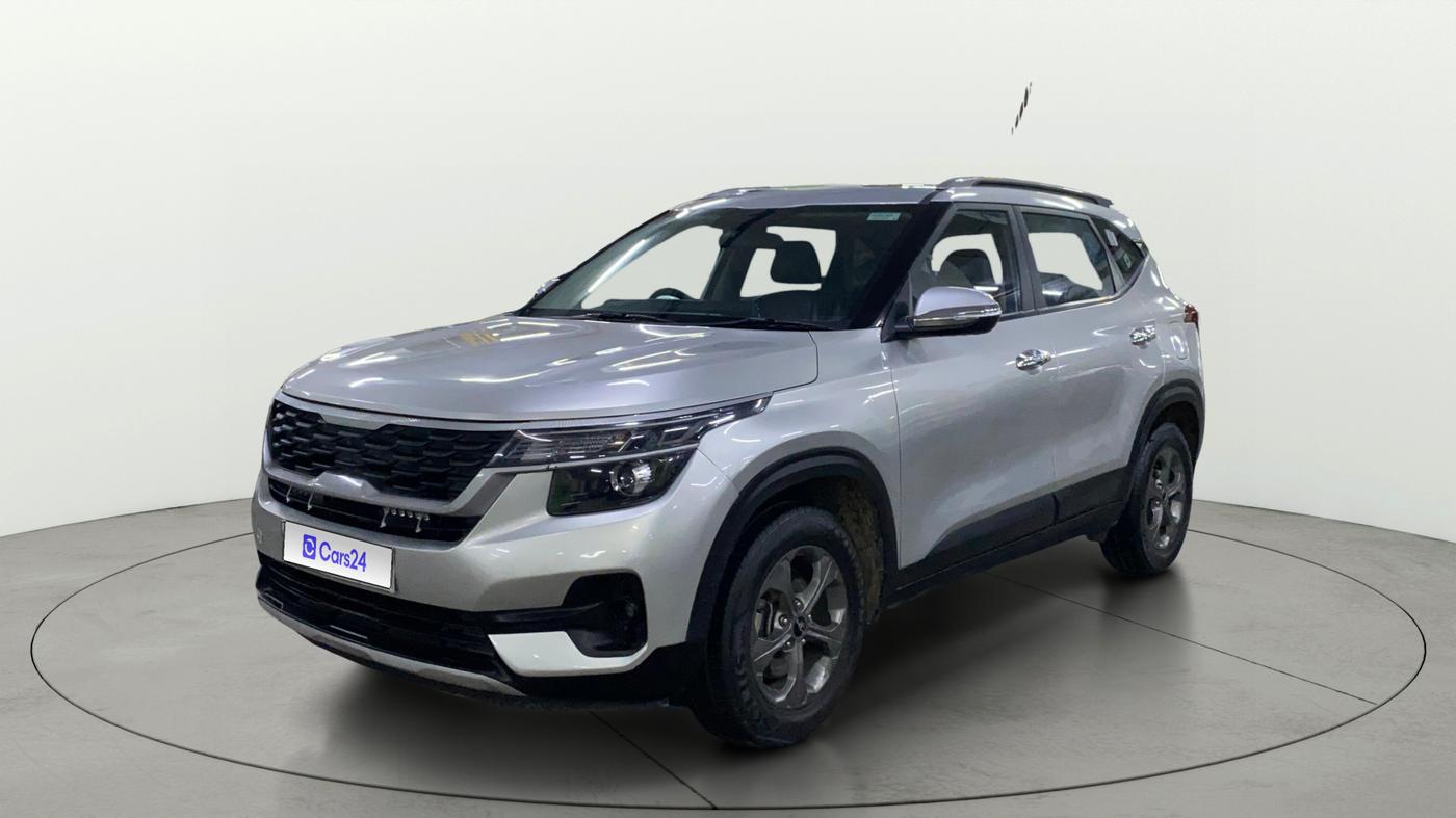 2022 KIA SELTOS HTK PLUS 1.5 IMT, Petrol, Manual, 23,936 km, Left Front Diagonal