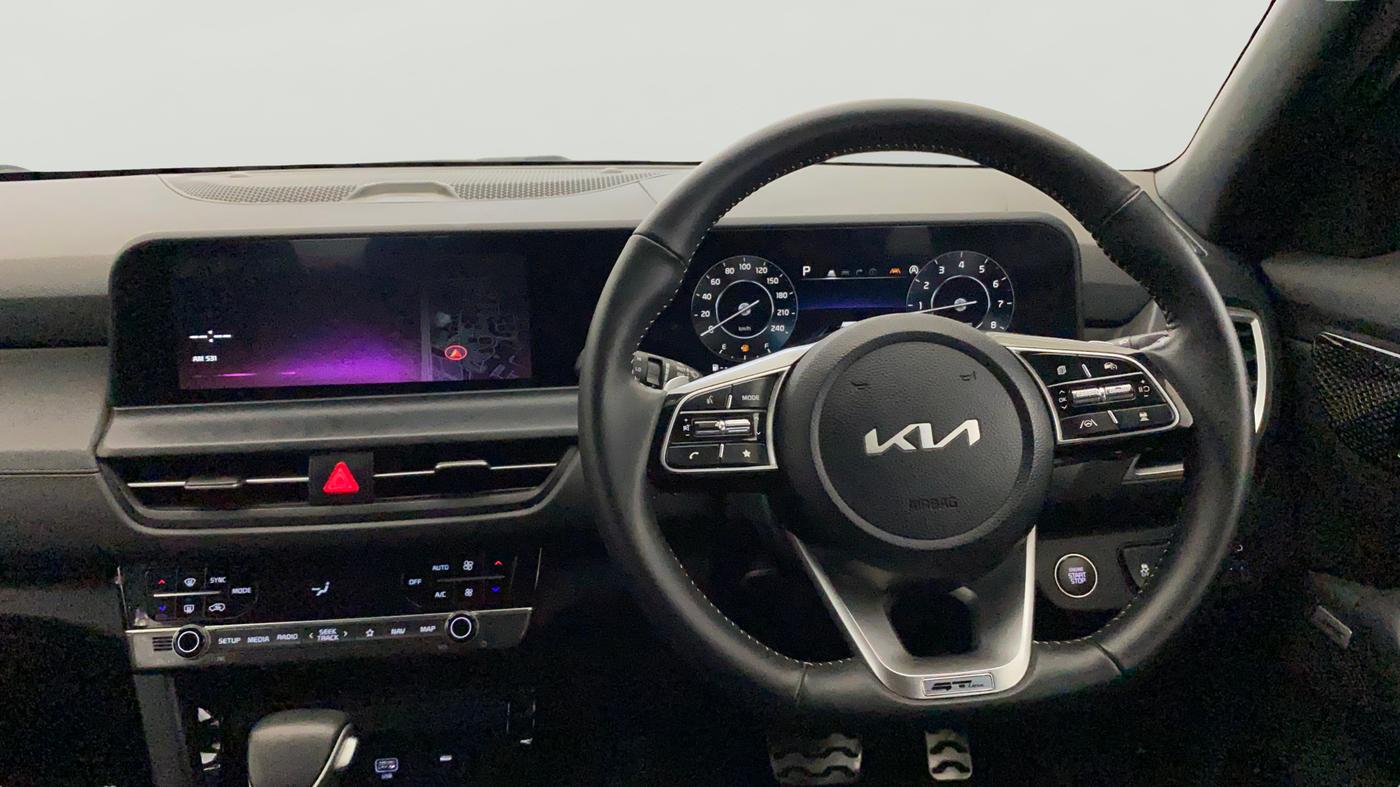 2024 KIA SELTOS  GTX Plus 1.5 Turbo Petrol DCT, Petrol, Automatic, 17,752 km, Steering Wheel Close Up
