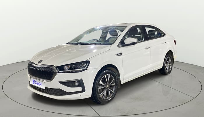 2023 Skoda SLAVIA STYLE 1.0L TSI AT, Petrol, Automatic, 20,347 km, Left Front Diagonal