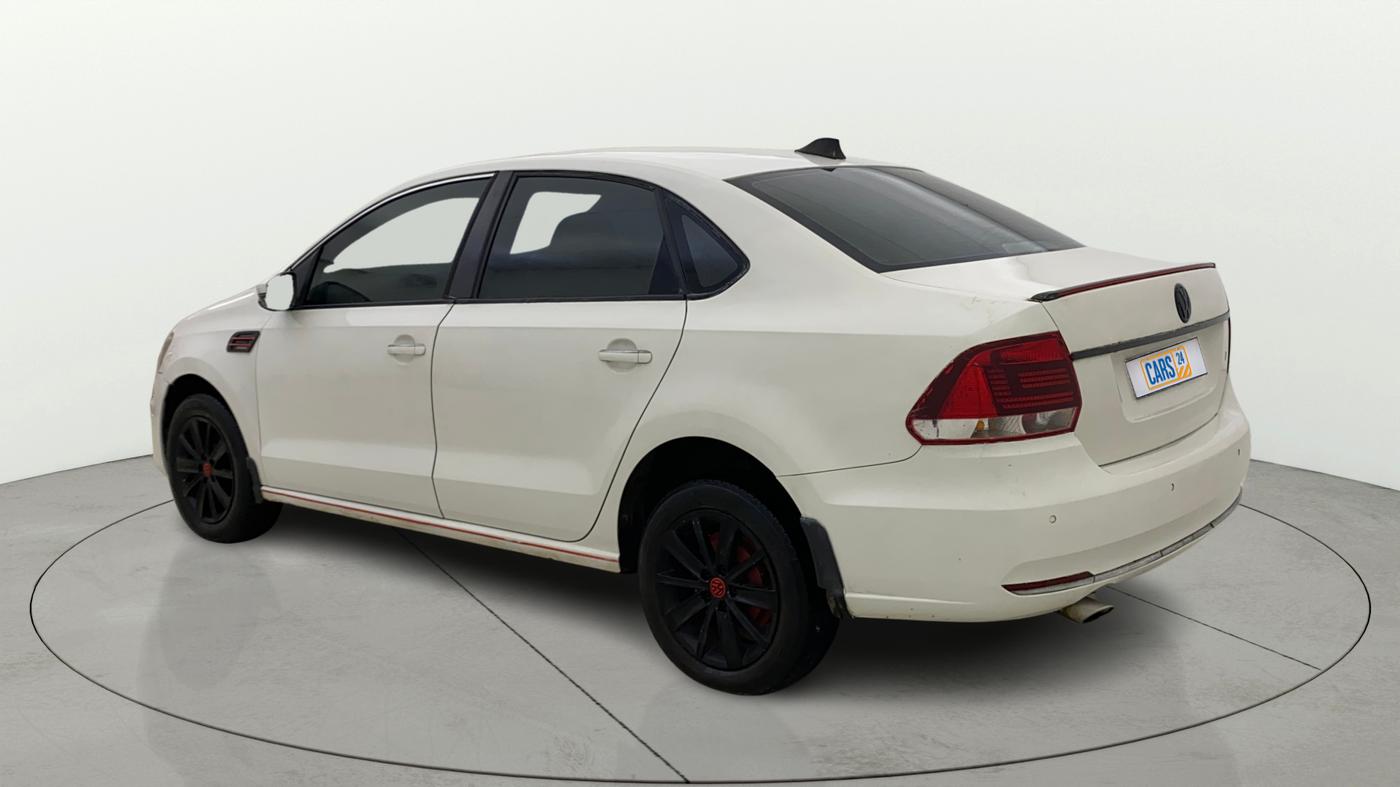 2015 Volkswagen Vento HIGHLINE PETROL AT, Petrol, Automatic, 83,539 km, Left Back Diagonal