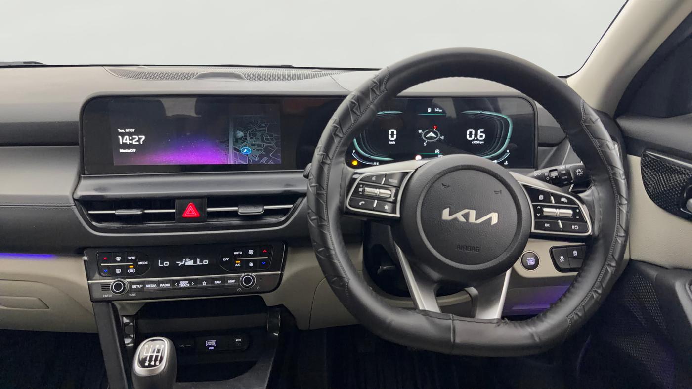 2024 KIA SELTOS  HTX 1.5 PETROL MT, Petrol, Manual, 34,050 km, Steering Wheel Close Up