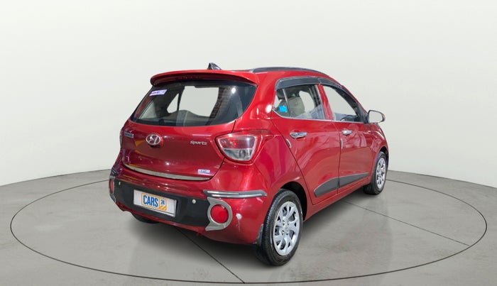 2019 Hyundai Grand i10 SPORTZ 1.2 KAPPA VTVT, Petrol, Manual, 1,05,601 km, Right Back Diagonal