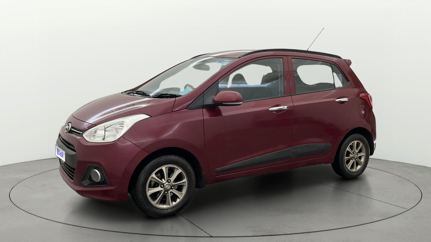 2015 Hyundai Grand i10 ASTA (O) 1.2 KAPPA VTVT, Petrol, Manual, 69,662 km, Left Front Diagonal